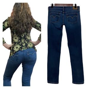 Levi’s Demi Curve Low Rise Skinny Jeans Blue